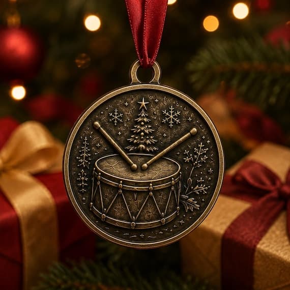 Personalized Musician’s Christmas Ornament 3