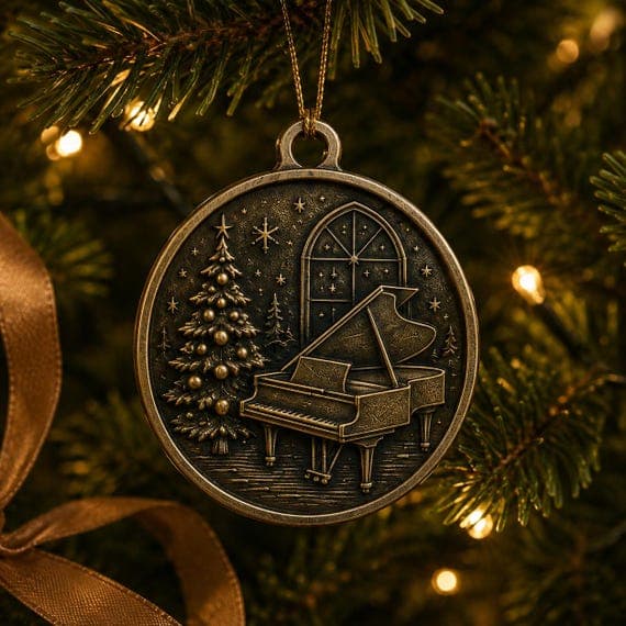 Personalized Musician’s Christmas Ornament 4