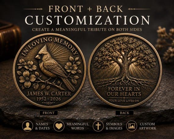 Personalized Memorial Coin 3