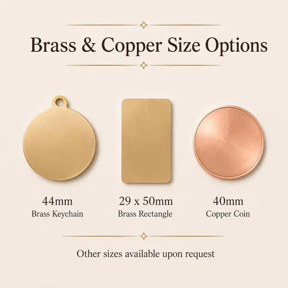 Custom Engraved Brass Keychain 2